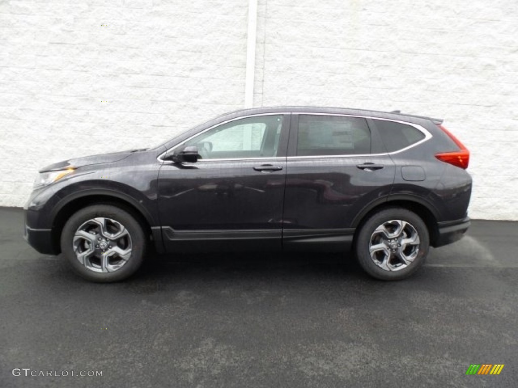 2018 CR-V EX AWD - Gunmetal Metallic / Gray photo #6