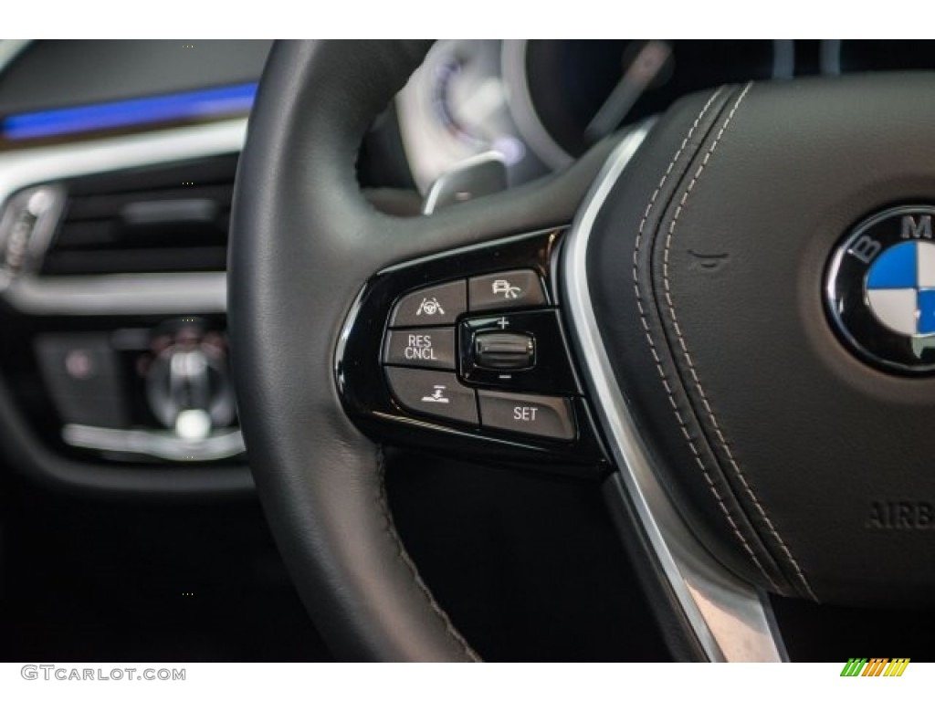 2017 5 Series 540i Sedan - Mineral White Metallic / Black photo #13