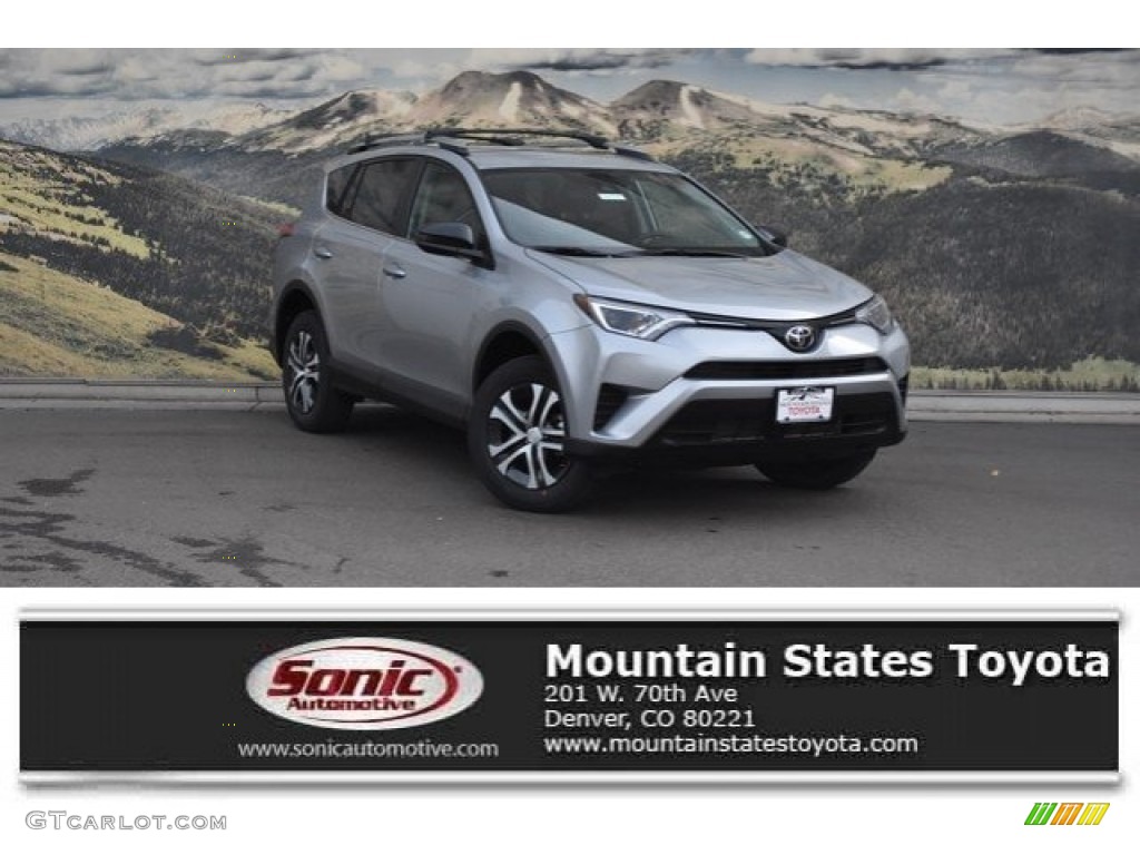 2018 RAV4 LE AWD - Silver Sky Metallic / Black photo #1