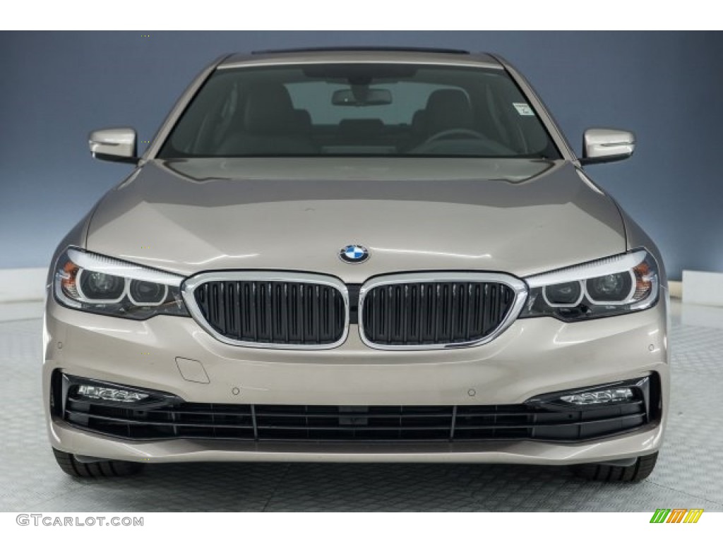 2017 5 Series 530i Sedan - Cashmere Silver Metallic / Black photo #2