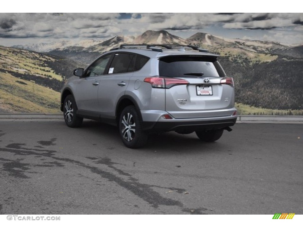 2018 RAV4 LE AWD - Silver Sky Metallic / Black photo #3