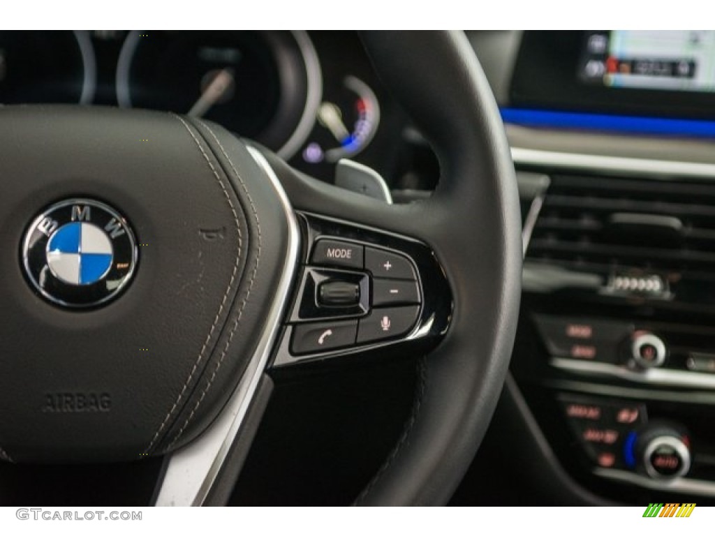 2017 5 Series 530i Sedan - Cashmere Silver Metallic / Black photo #14