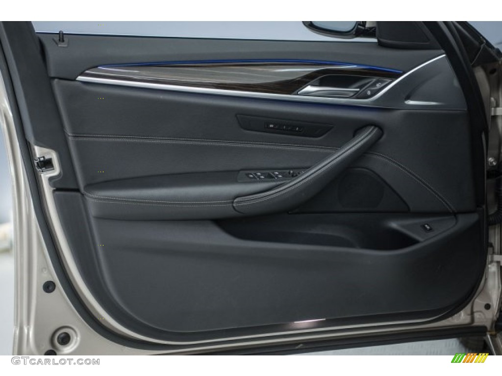 2017 5 Series 530i Sedan - Cashmere Silver Metallic / Black photo #19