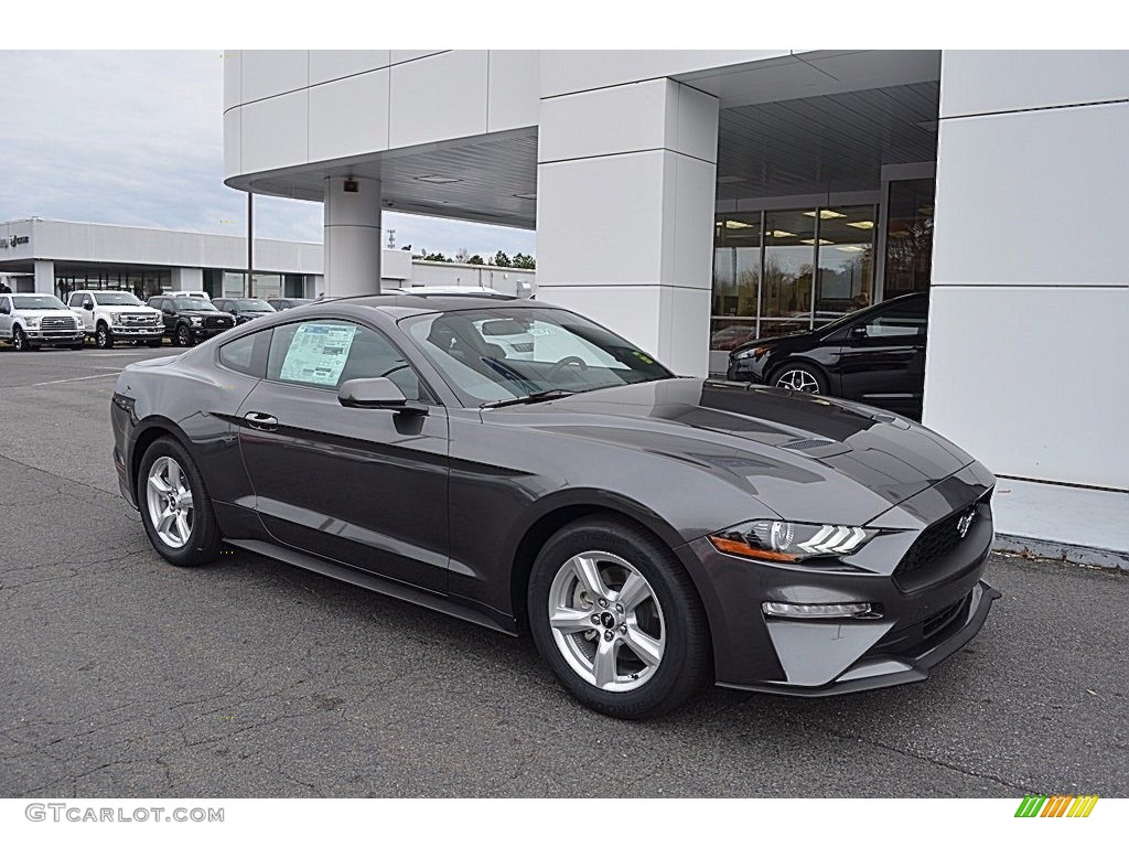 2018 Mustang EcoBoost Fastback - Magnetic / Ebony photo #1
