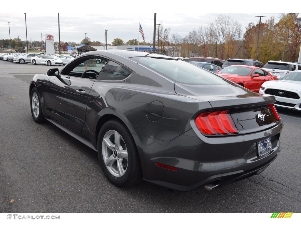2018 Mustang EcoBoost Fastback - Magnetic / Ebony photo #3