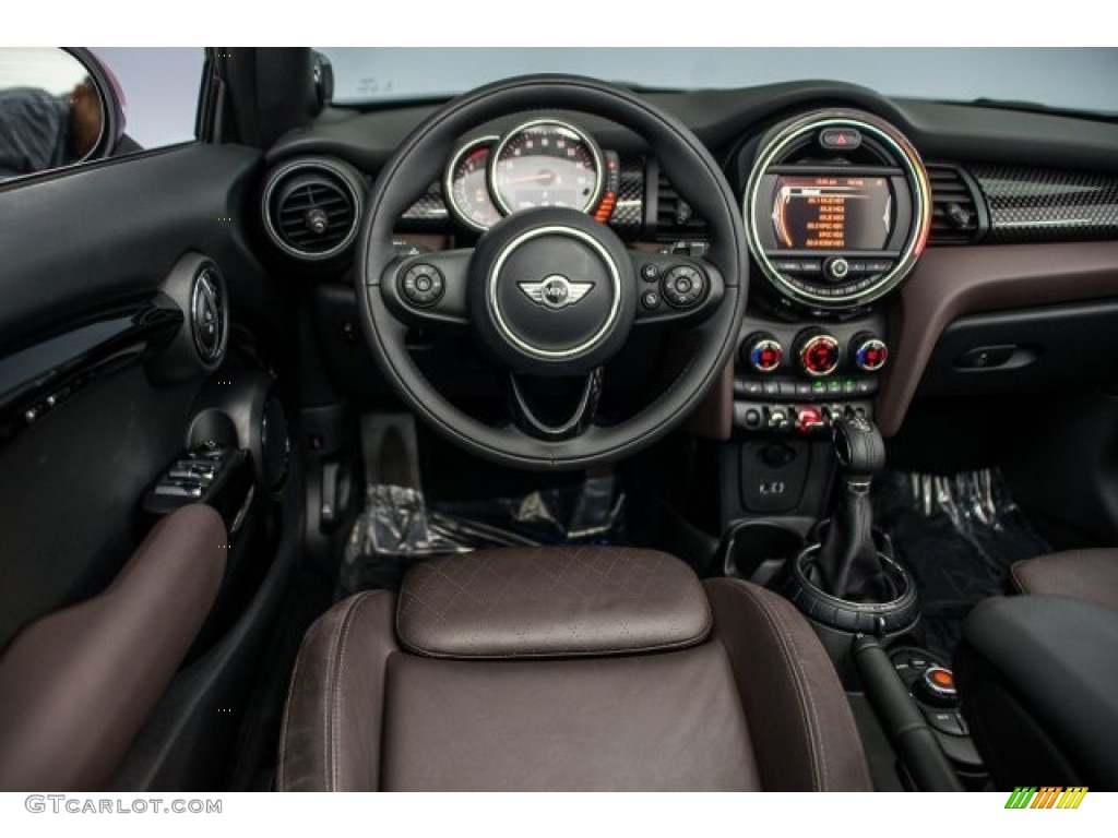 2017 Convertible Cooper S - Blazing Red Metallic / Chesterfield Leather/Malt Brown photo #4