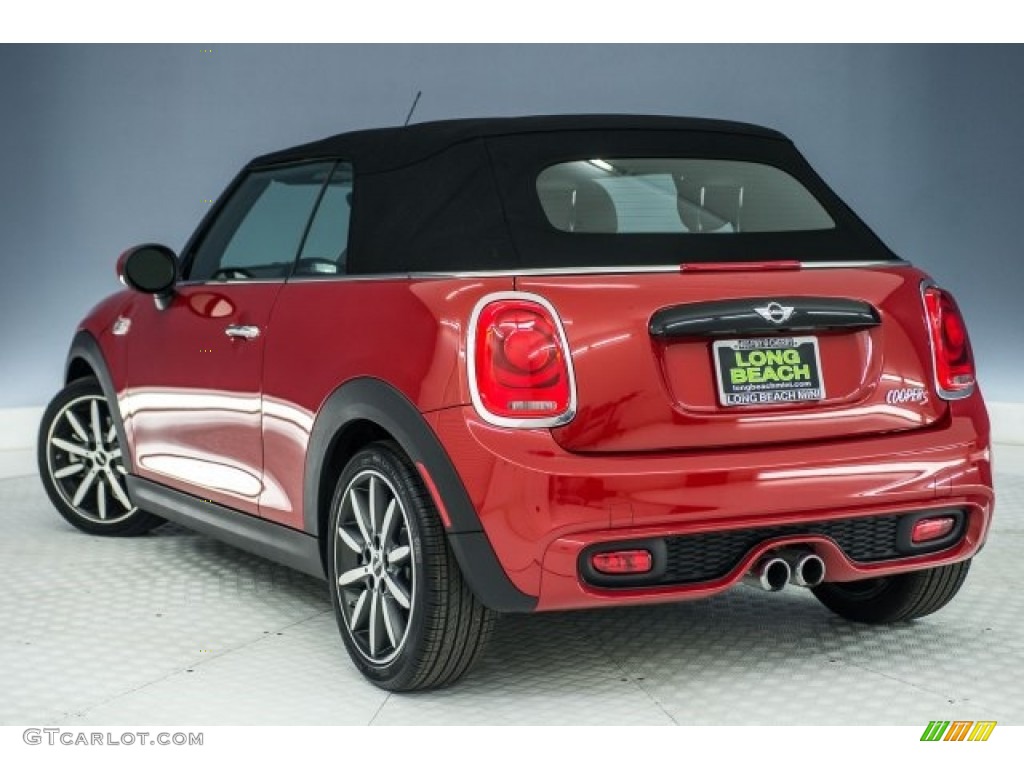2017 Convertible Cooper S - Blazing Red Metallic / Chesterfield Leather/Malt Brown photo #10