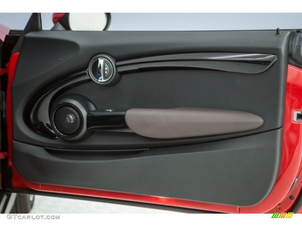 2017 Convertible Cooper S - Blazing Red Metallic / Chesterfield Leather/Malt Brown photo #23