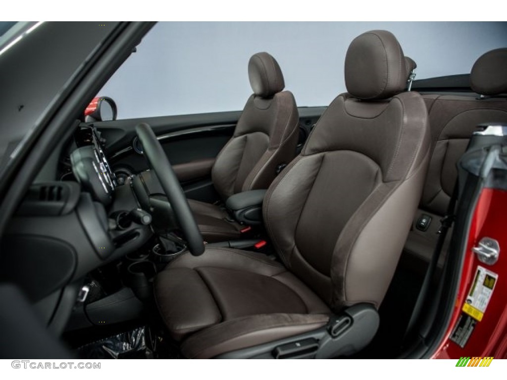 2017 Convertible Cooper S - Blazing Red Metallic / Chesterfield Leather/Malt Brown photo #26