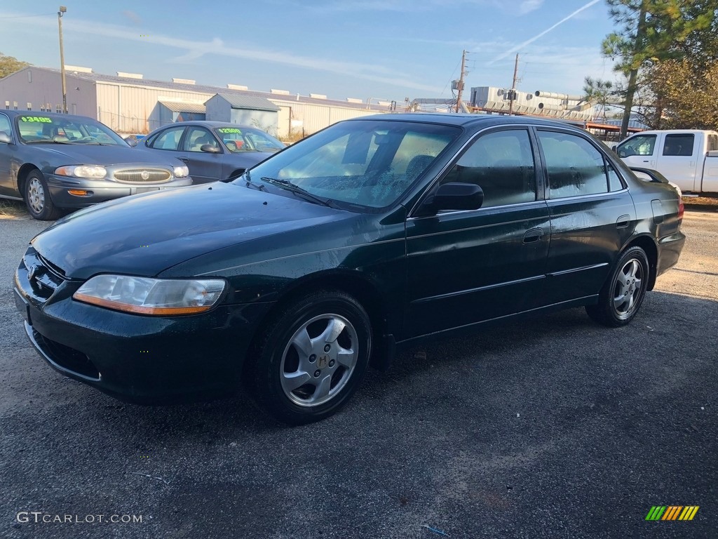 1998 Accord EX Sedan - Dark Emerald Pearl / Quartz photo #1