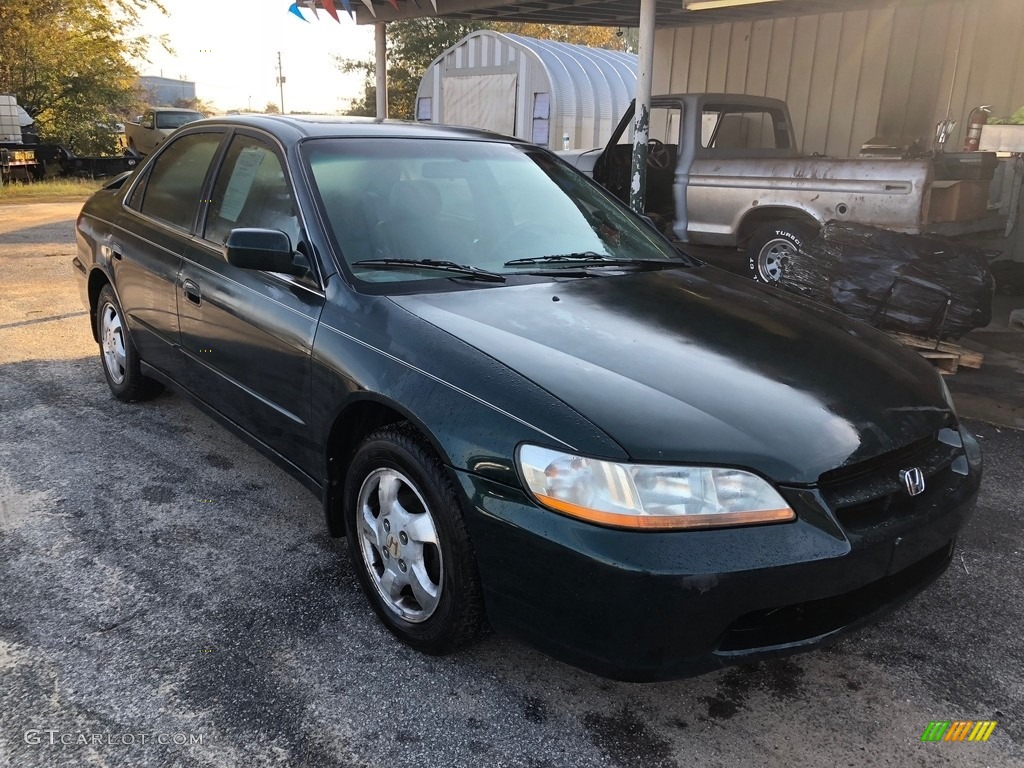 1998 Accord EX Sedan - Dark Emerald Pearl / Quartz photo #2