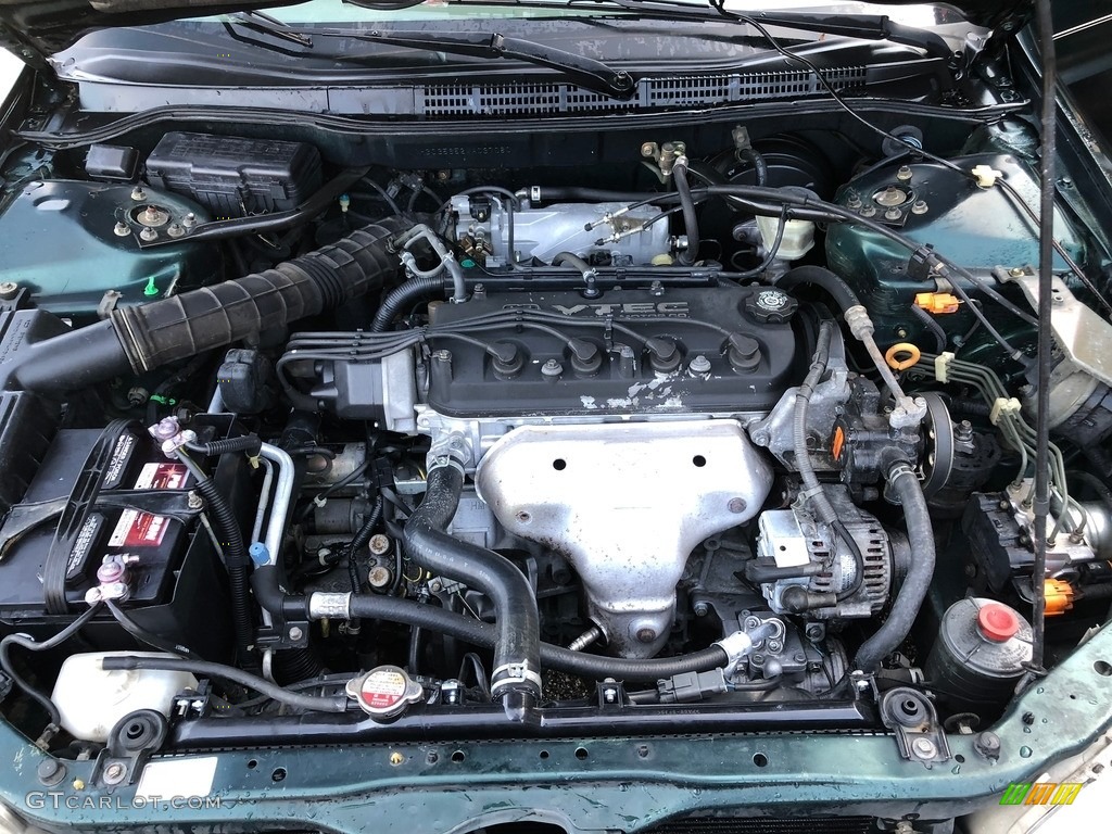 1998 Accord EX Sedan - Dark Emerald Pearl / Quartz photo #8