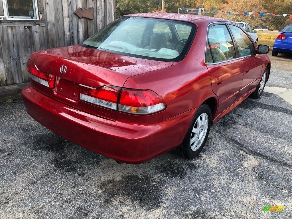 2002 Accord SE Sedan - Firepepper Red Pearl / Ivory photo #3