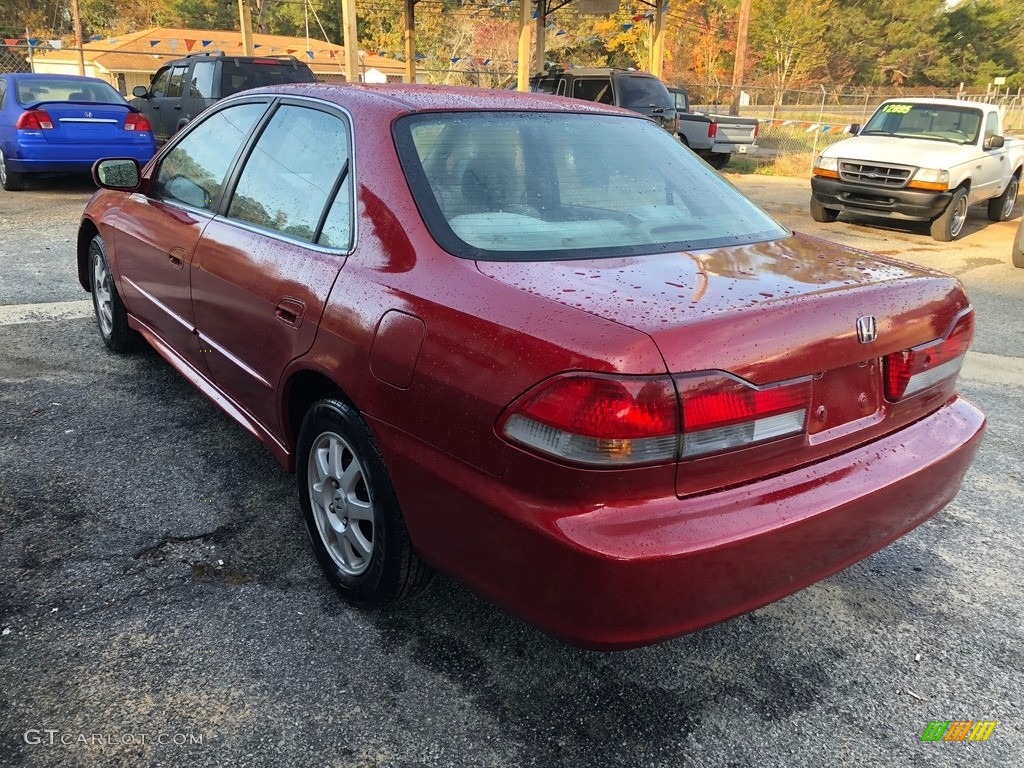 2002 Accord SE Sedan - Firepepper Red Pearl / Ivory photo #4