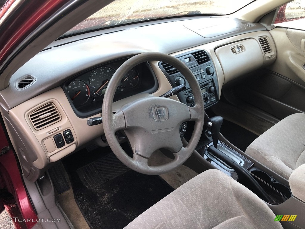 2002 Accord SE Sedan - Firepepper Red Pearl / Ivory photo #8