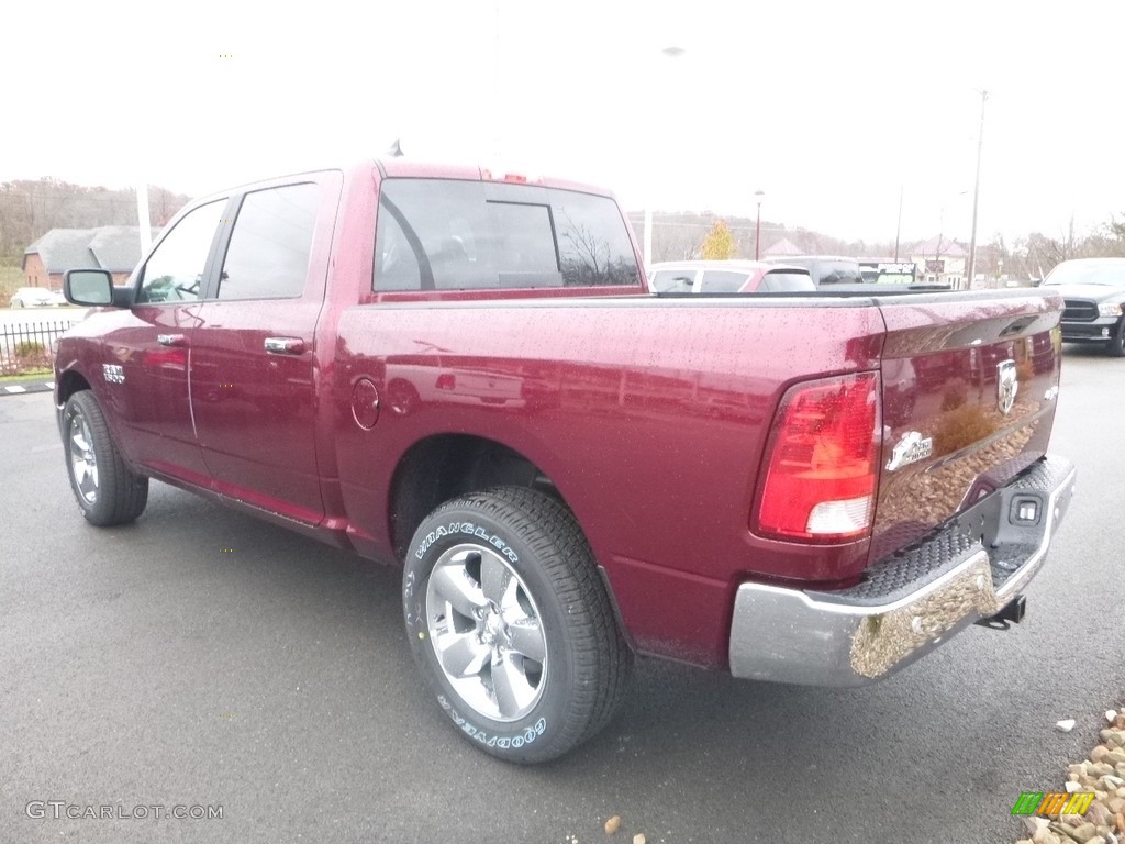 2018 1500 Big Horn Crew Cab 4x4 - Delmonico Red Pearl / Black/Diesel Gray photo #3