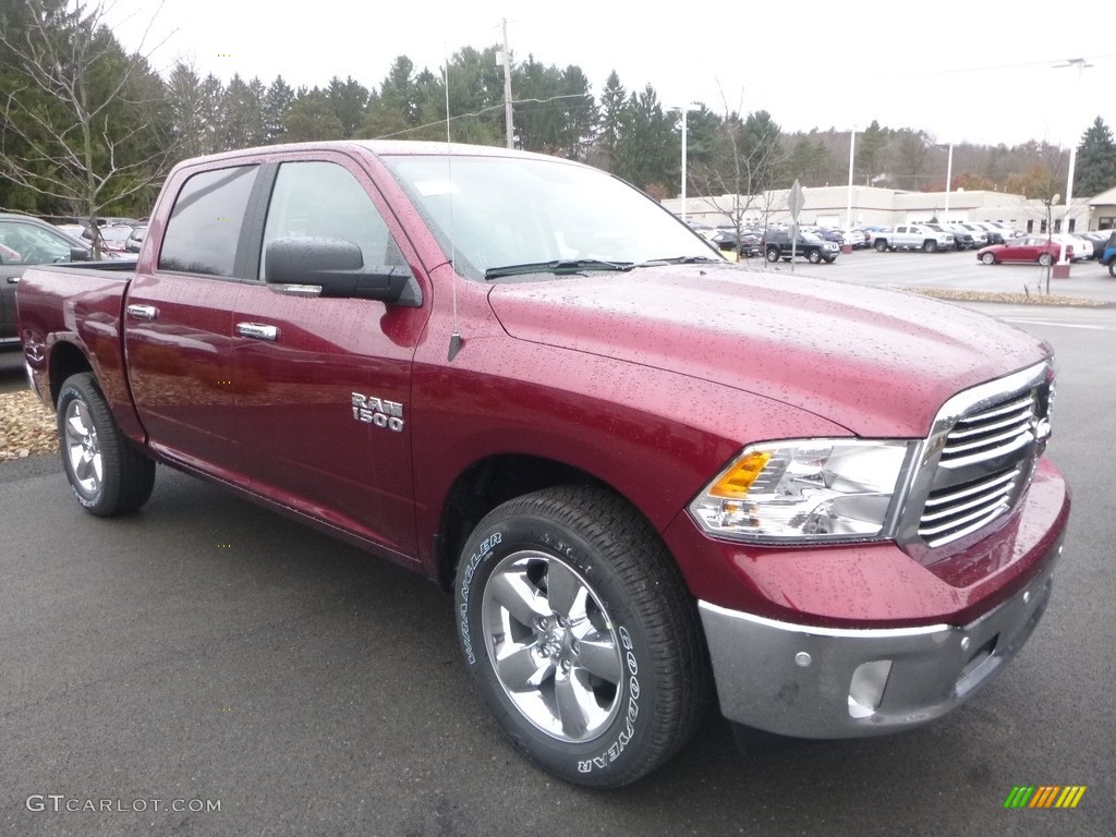 Delmonico Red Pearl 2018 Ram 1500 Big Horn Crew Cab 4x4 Exterior Photo #124040653