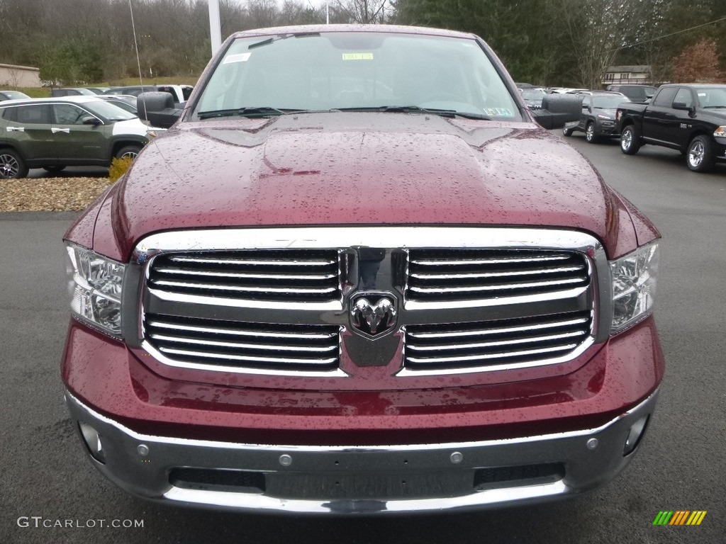 2018 1500 Big Horn Crew Cab 4x4 - Delmonico Red Pearl / Black/Diesel Gray photo #8