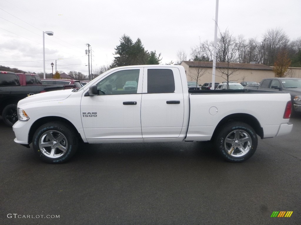 Bright White 2018 Ram 1500 Express Quad Cab 4x4 Exterior Photo #124041016