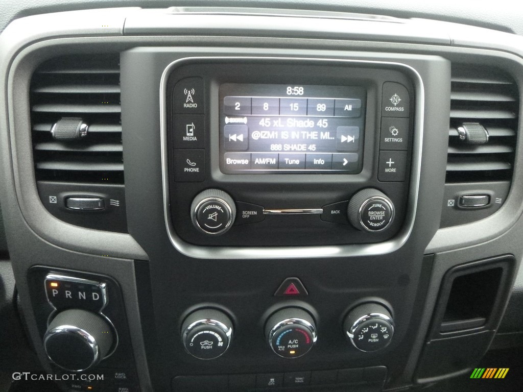 2018 1500 Express Quad Cab 4x4 - Bright White / Black/Diesel Gray photo #18