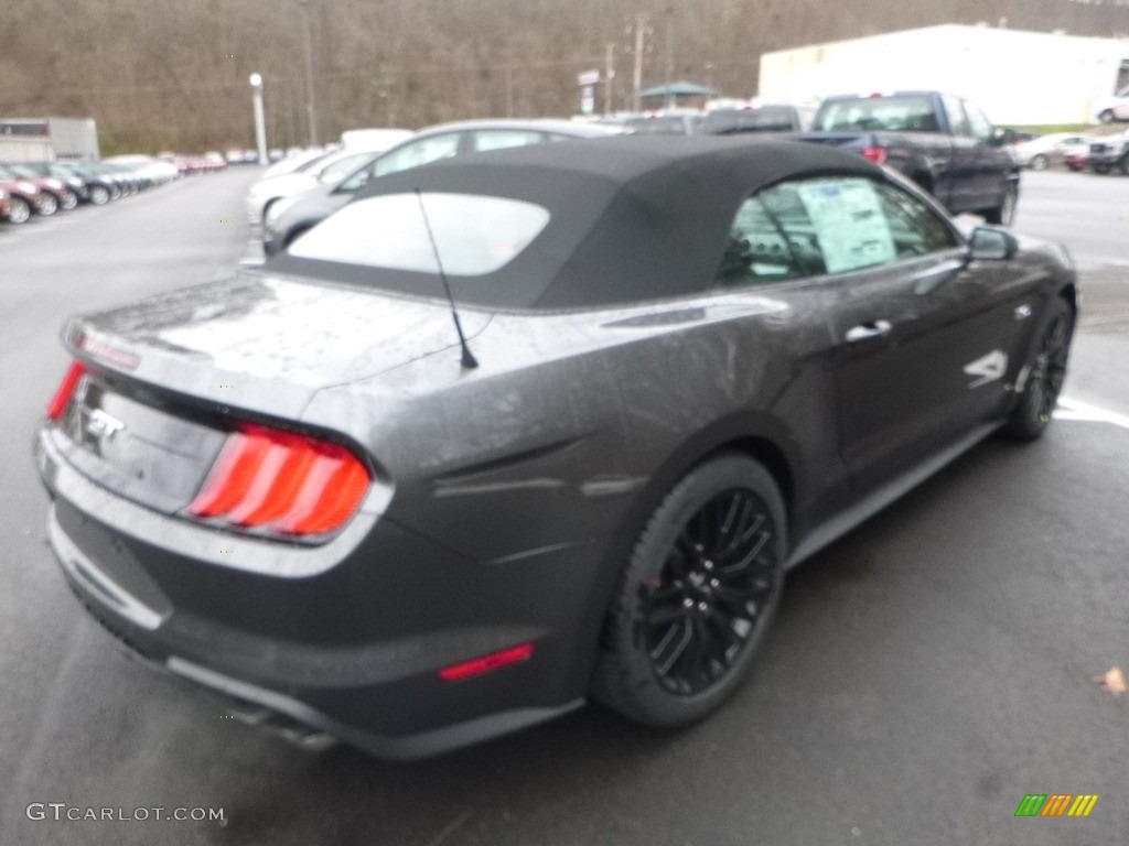2018 Mustang GT Premium Convertible - Magnetic / Showstopper Red photo #2