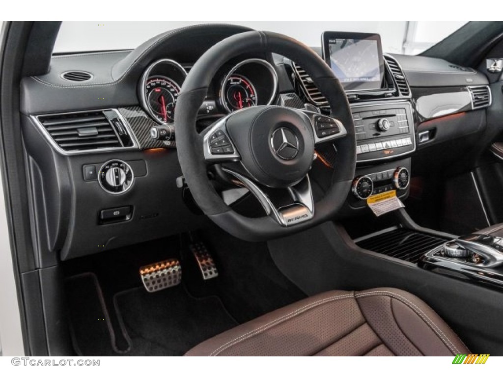 2018 Mercedes-Benz GLS 63 AMG 4Matic Espresso Brown/Black Dashboard Photo #124045813