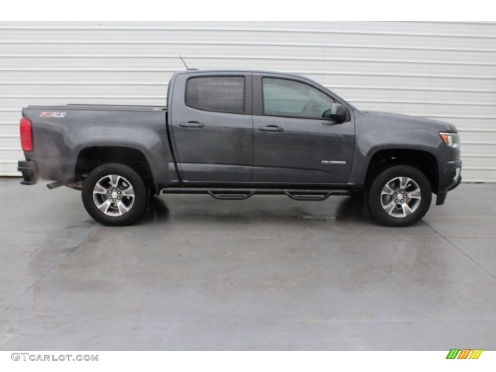 2016 Colorado Z71 Crew Cab 4x4 - Rainforest Green Metallic / Jet Black photo #12