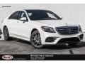 2018 designo Diamond White Metallic Mercedes-Benz S 450 Sedan  photo #1