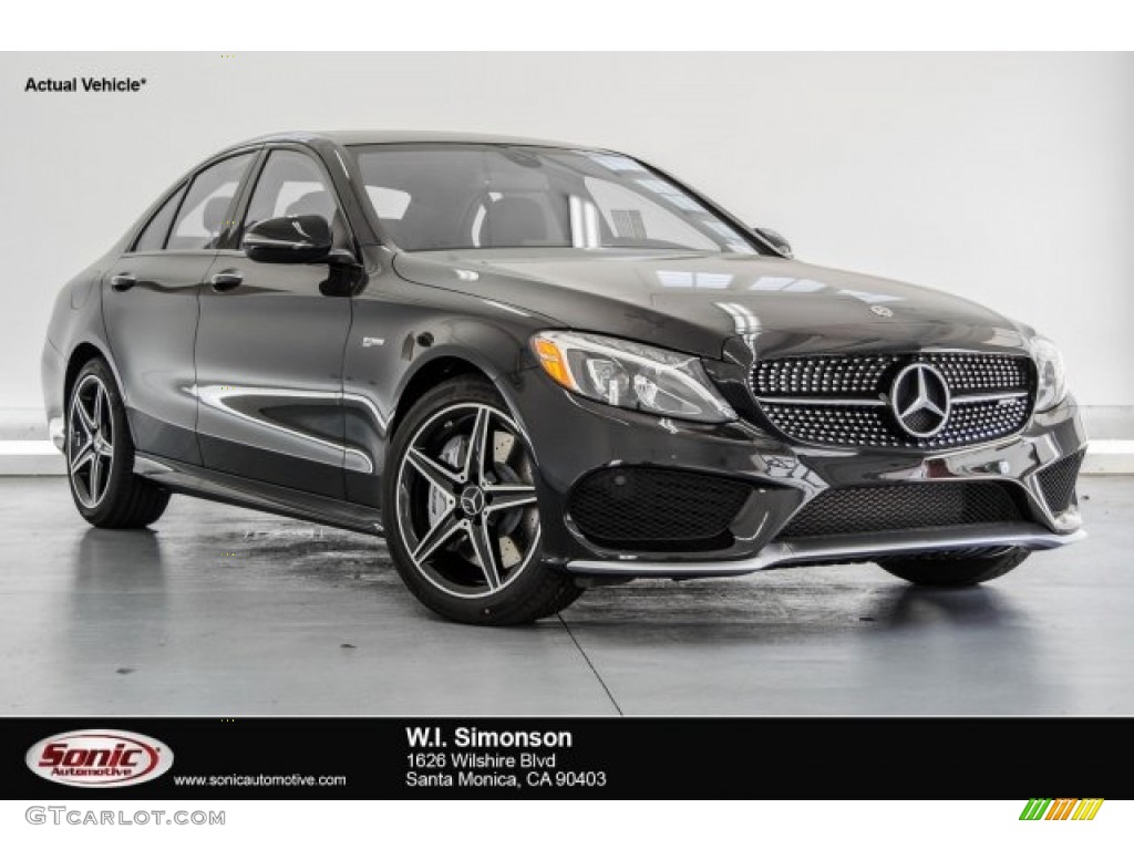 2018 C 43 AMG 4Matic Sedan - Black / Black photo #1