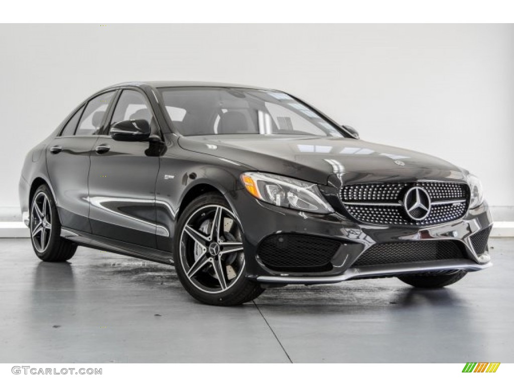 Black 2018 Mercedes-Benz C 43 AMG 4Matic Sedan Exterior Photo #124048237