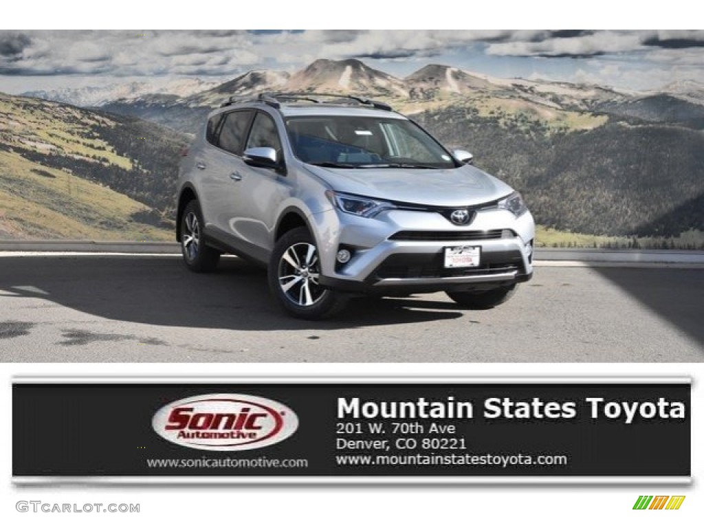 2018 RAV4 XLE AWD - Silver Sky Metallic / Black photo #1