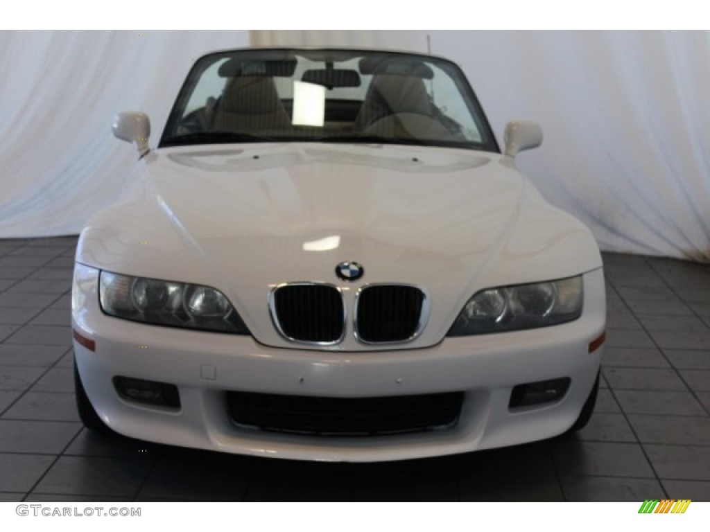 2001 Z3 2.5i Roadster - Alpine White / Beige photo #4