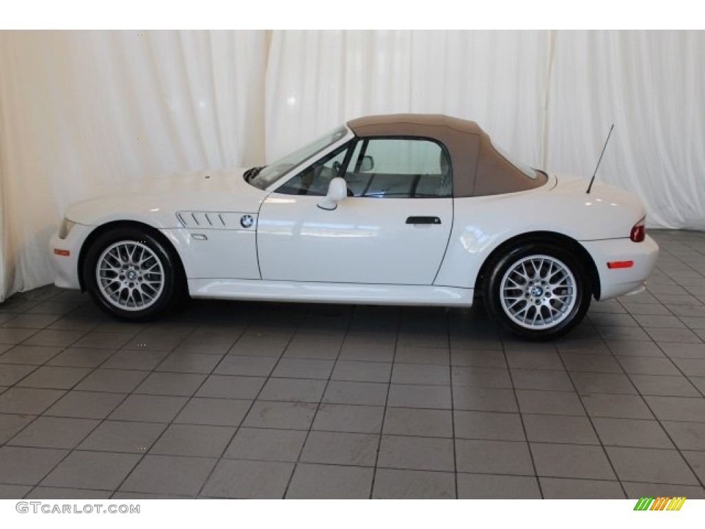 2001 Z3 2.5i Roadster - Alpine White / Beige photo #5