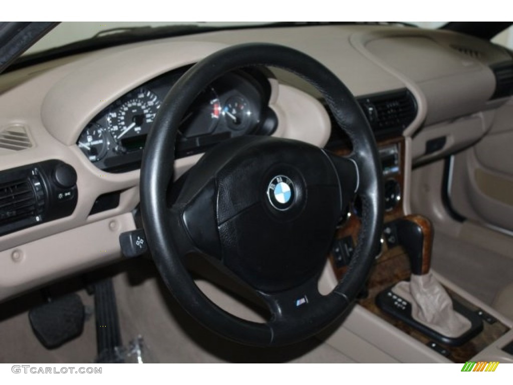 2001 Z3 2.5i Roadster - Alpine White / Beige photo #13