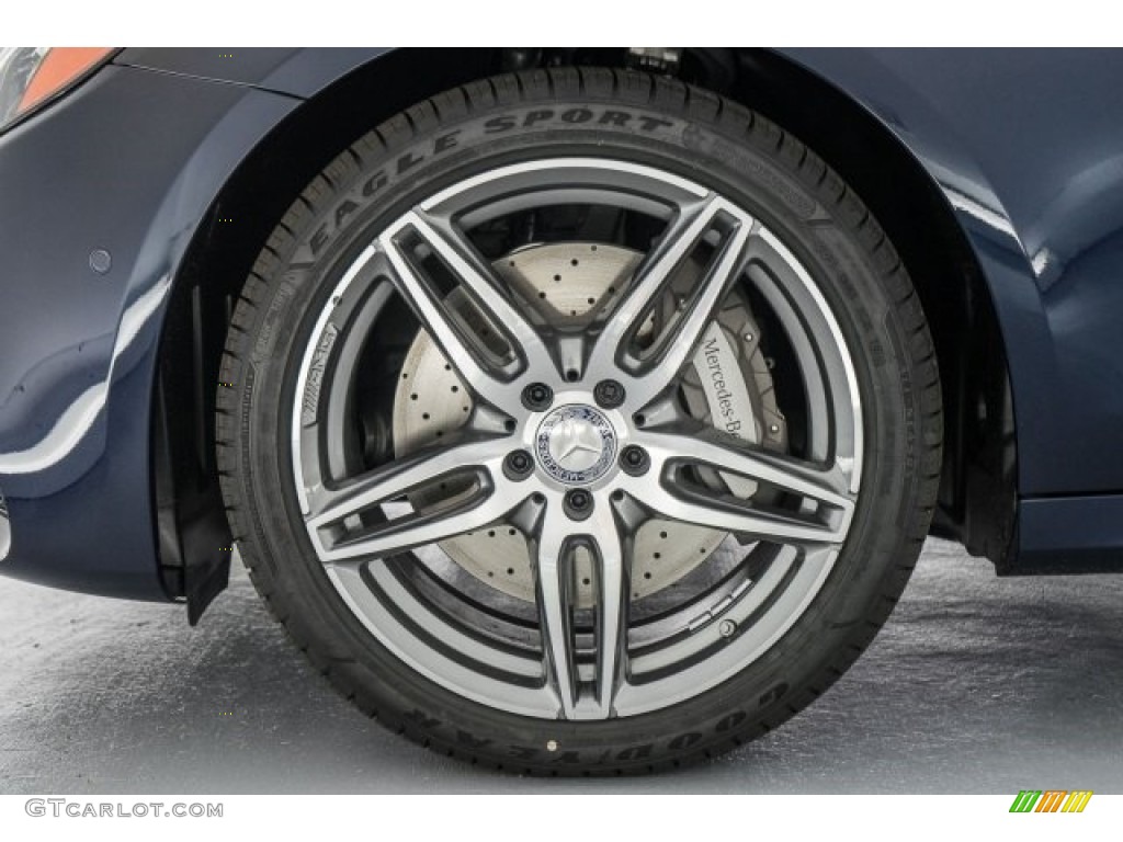 2018 E 300 Sedan - Lunar Blue Metallic / Macchiato Beige/Black photo #9