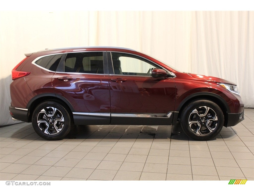 2018 CR-V Touring - Basque Red Pearl II / Gray photo #2