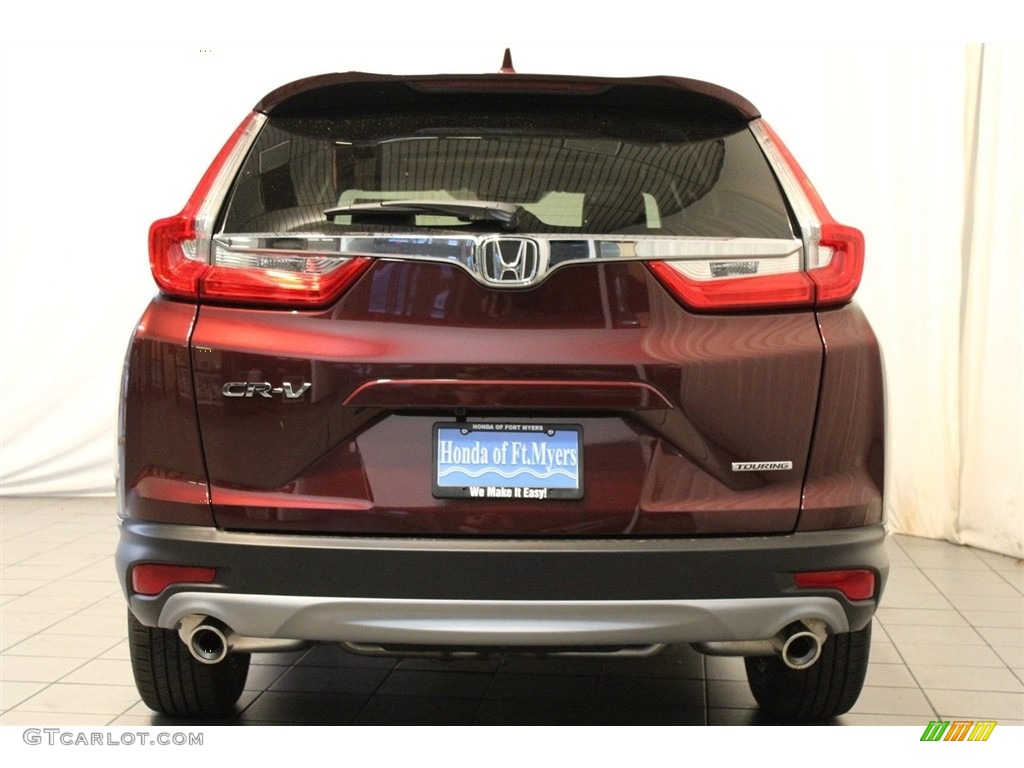 2018 CR-V Touring - Basque Red Pearl II / Gray photo #5