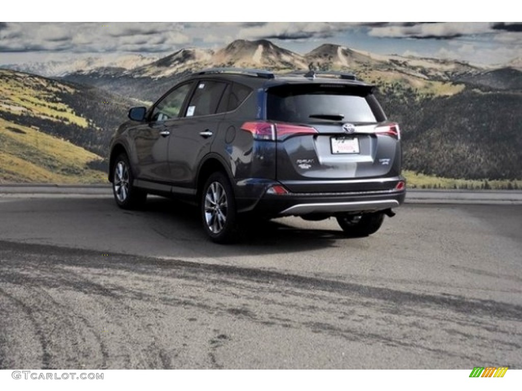 2018 RAV4 Limited AWD - Magnetic Gray Metallic / Black photo #3