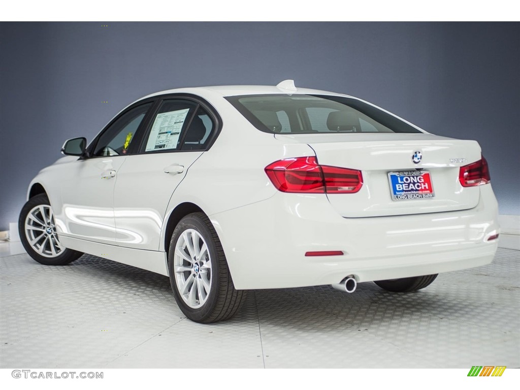 2018 3 Series 320i Sedan - Alpine White / Black photo #4