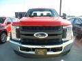 2017 Race Red Ford F550 Super Duty XL Regular Cab 4x4 Chassis  photo #2