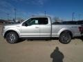 2018 Ingot Silver Ford F150 XL SuperCab 4x4  photo #3