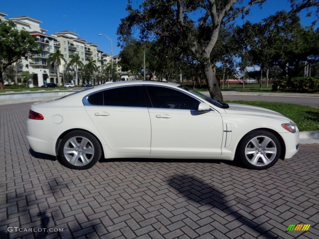 Porcelain White 2010 Jaguar XF Sport Sedan Exterior Photo #124053875