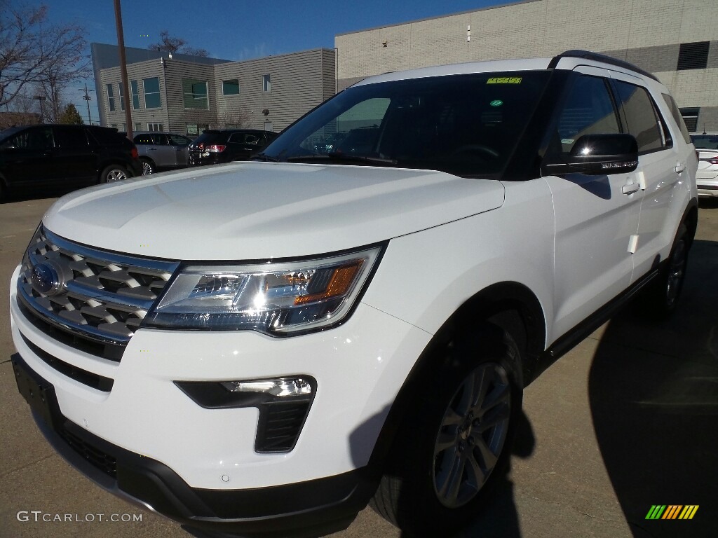 Oxford White Ford Explorer