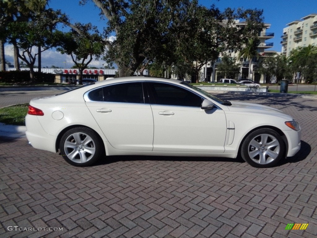 Porcelain White 2010 Jaguar XF Sport Sedan Exterior Photo #124054223