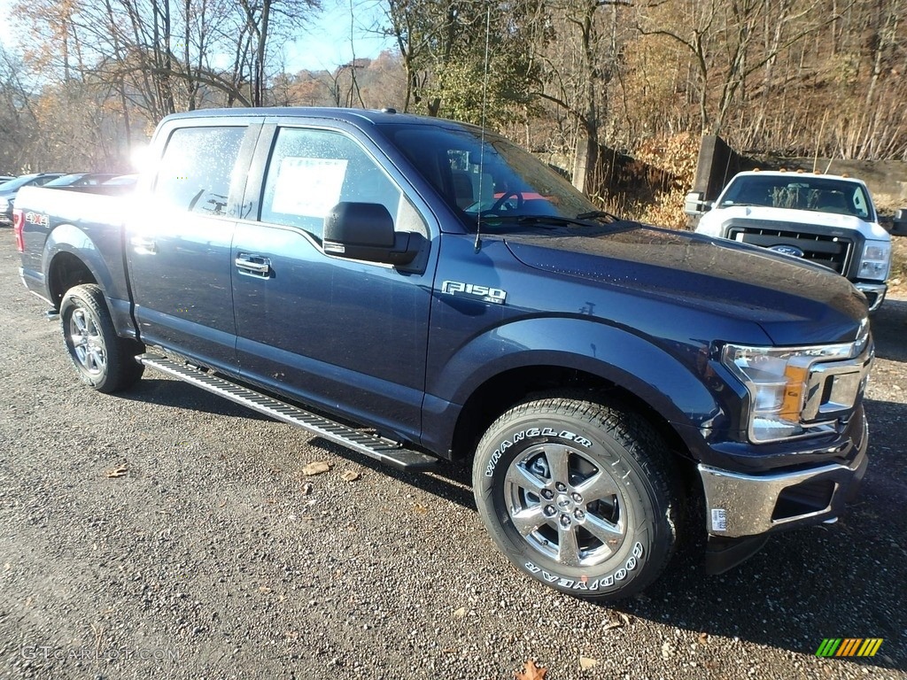 2018 F150 XLT SuperCrew 4x4 - Blue Jeans / Earth Gray photo #8