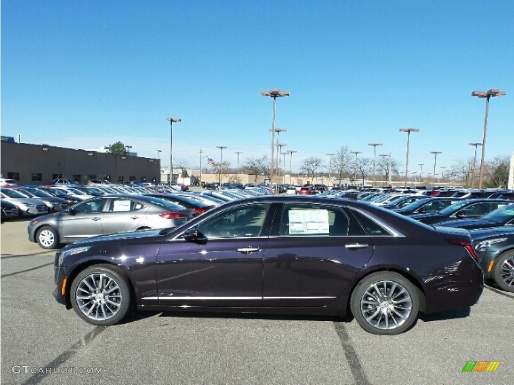 Midnight Sky Metallic 2018 Cadillac CT6 3.6 Luxury AWD Sedan Exterior Photo #124058600