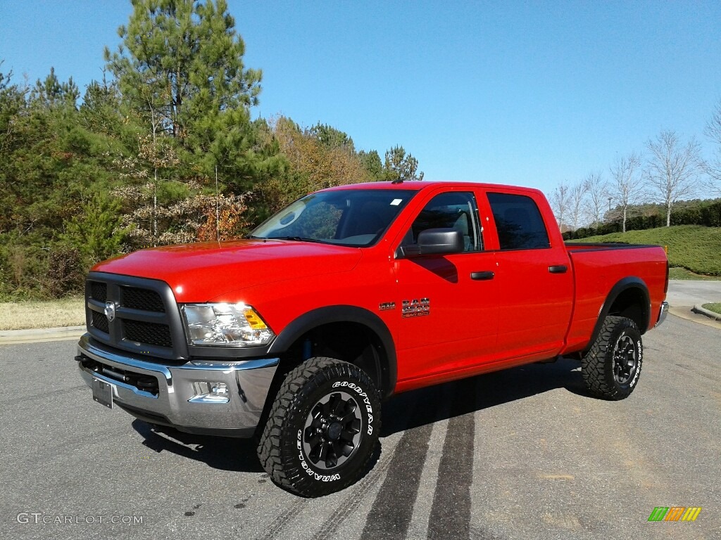 2018 2500 Power Wagon Crew Cab 4x4 - Flame Red / Black/Diesel Gray photo #2