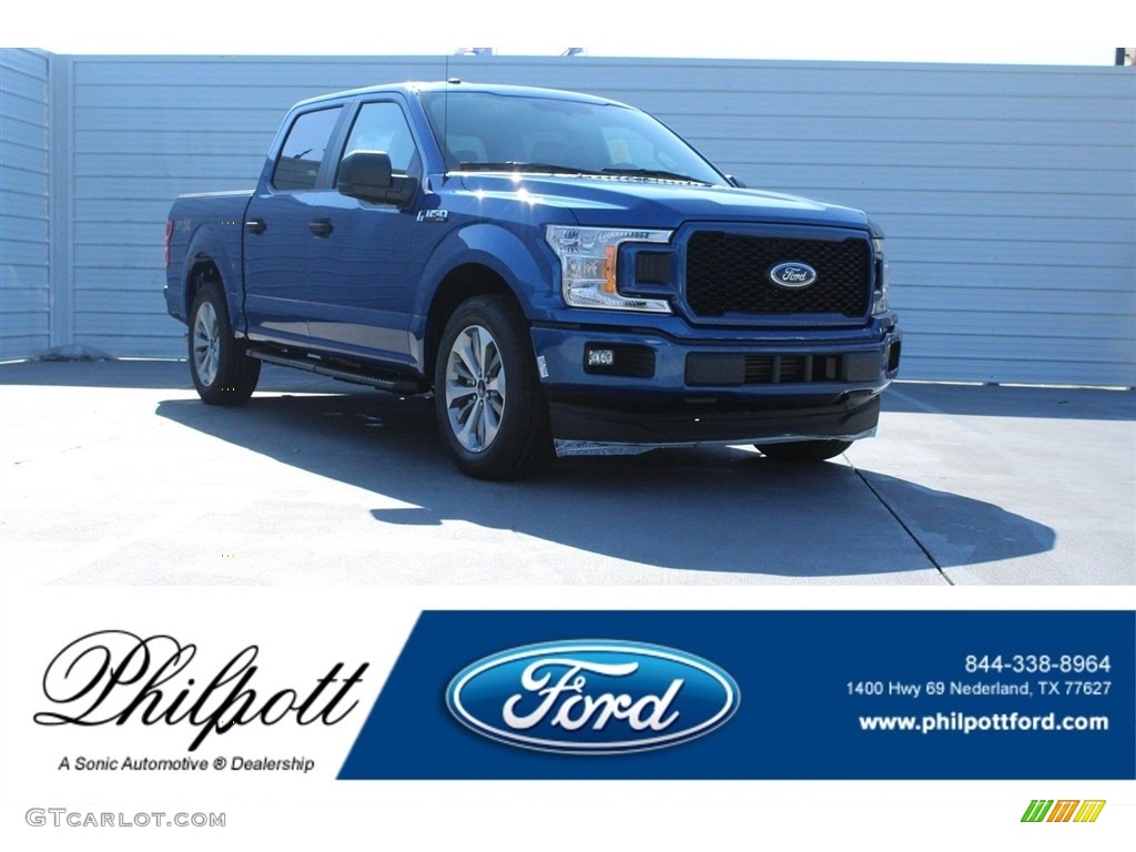 Lightning Blue Ford F150