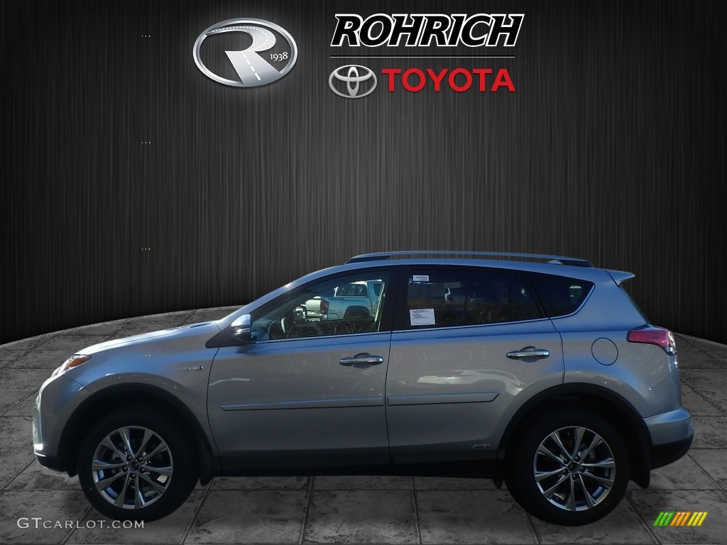 2018 RAV4 Limited AWD Hybrid - Silver Sky Metallic / Black photo #3