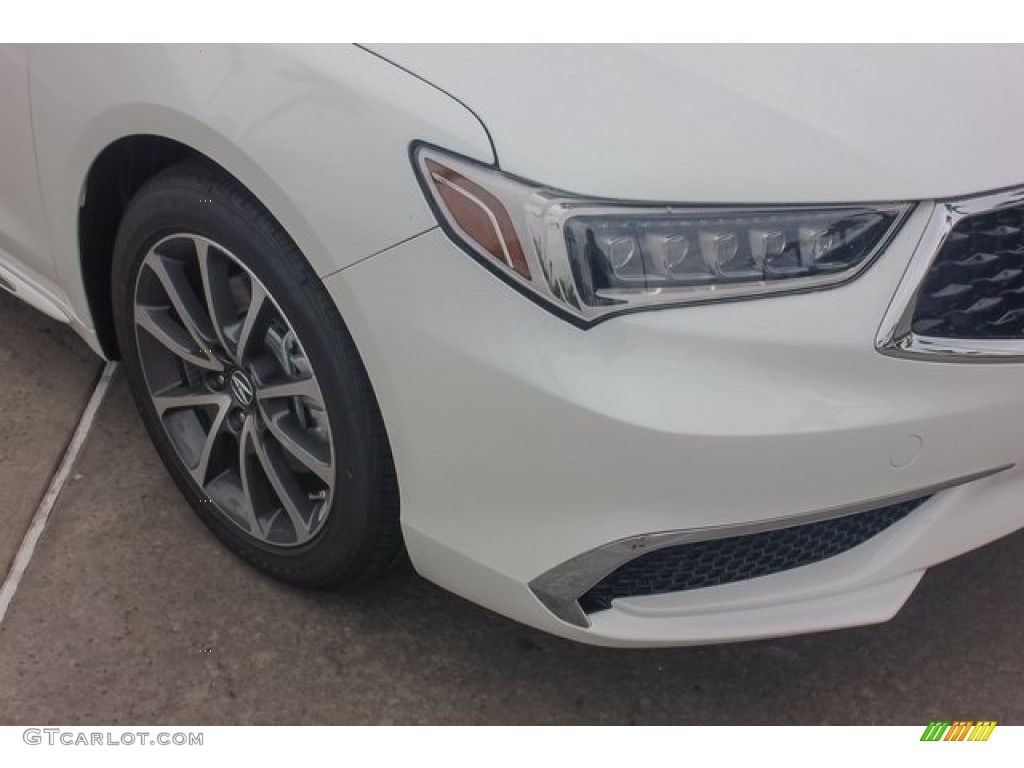 2018 TLX V6 Technology Sedan - Bellanova White Pearl / Espresso photo #10